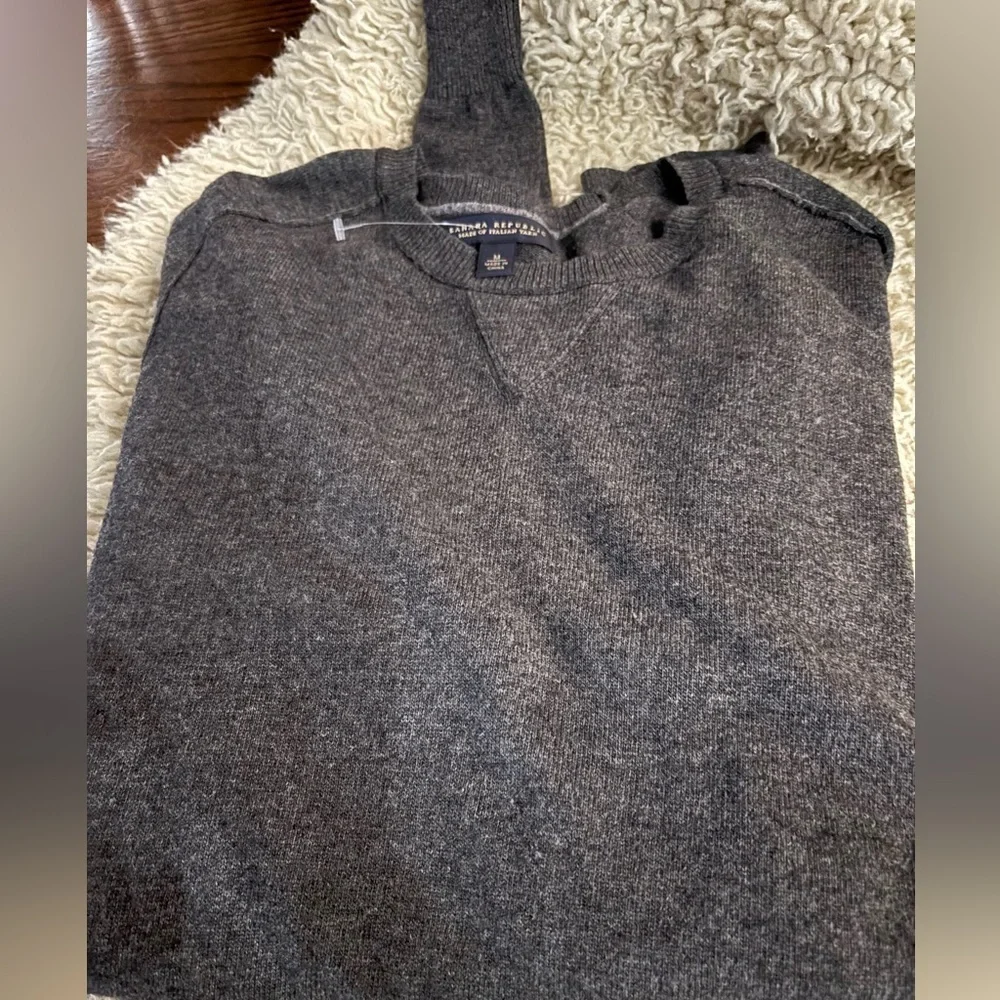 Banana republic wool/cashmere sweater. UNISEX - M.  Collegiate, Italian yarn
